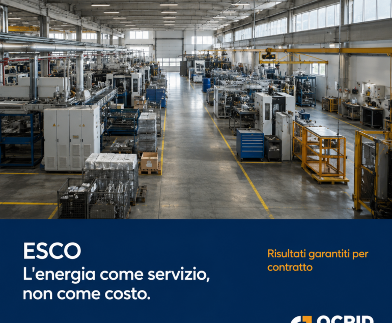 capannone industriale manifatturiero energivoro con macchinari ia lavoro
