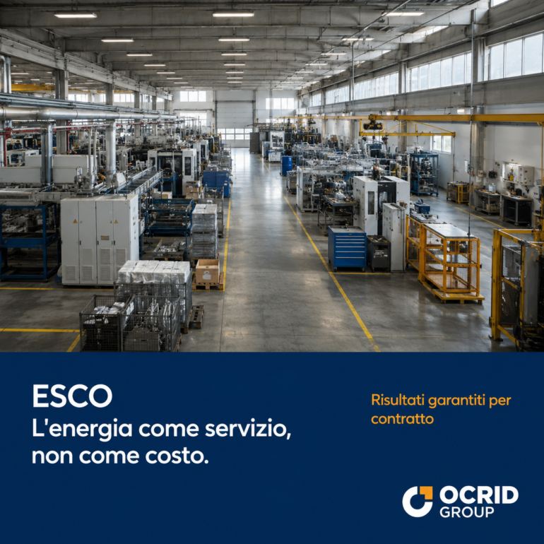 capannone industriale manifatturiero energivoro con macchinari ia lavoro